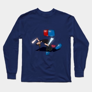 Shane Harris Playing Beat Saber Long Sleeve T-Shirt